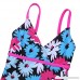 FEESHOW Kids Big Girls 2 Piece Tankini Swimsuit Floral Printed Swimwear Summer Beach wear Bathing Suit Blue B07CM6MKPT